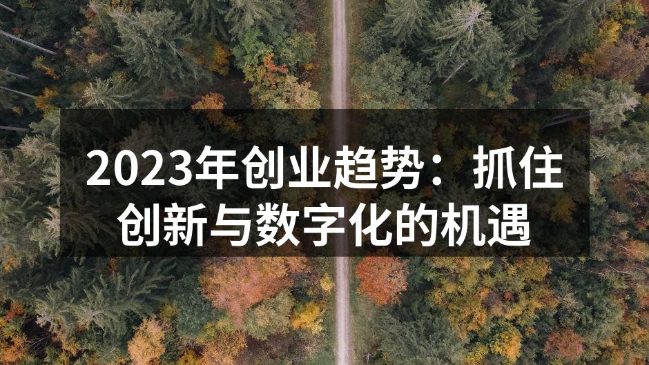 数字化转型推动商业创新